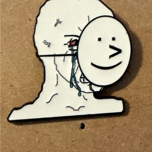 Troll Face Pretending Happy Behind Mask Meme